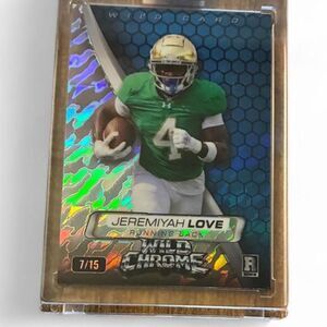 2026 Wild Card Jeremiyah Love Wild Chrome Rookie Card 7/15